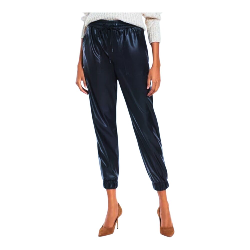BlankNYC Womens Pants size 8 W29 new nwt $98 Black Pull On Joggers Ankle x27"ins